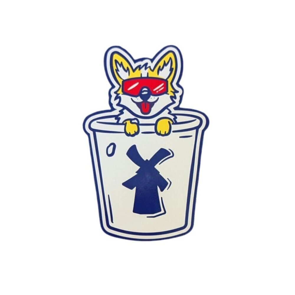 NWT‎ Dutch Bros Magnet Corgi Dog Sunglasses on Coffee Cup September 2024 Release